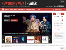 Tablet Screenshot of newbrunswicktheater.com